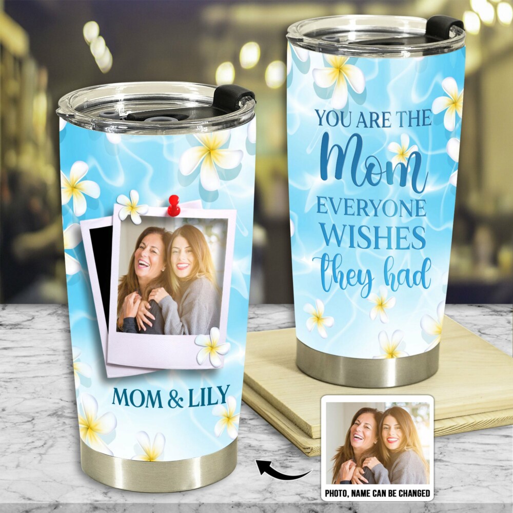 Mother's Day I Love You Underwater Beach Art Vibe Custom Photo Personalized - Tumbler - Personalized Photo Gifts-Owl Ohh