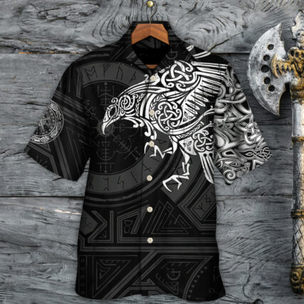 Viking Valhalla The Ravens - Hawaiian Shirt - Owl Ohh - Owl Ohh
