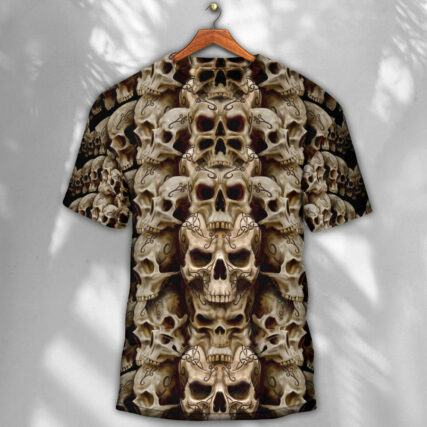 Skull Dark Inside Everyone - Round Neck T-shirt - Owl Ohh - Owl Ohh