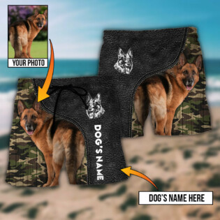 German Shepherd My Lovely Dog Custom Photo Personalized - Beach Short - Owl Ohh - Owl Ohh