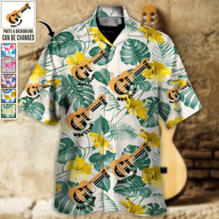 Guitar Club You Want Tropical Style Custom Photo - Hawaiian Shirt - Personalized Photo Gifts for men and women, kids - Owl Ohh