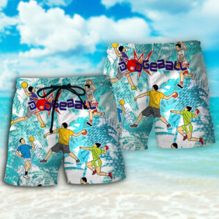 Dodgeball Ball Games Tropical Life - Beach Short - Owl Ohh - Owl Ohh