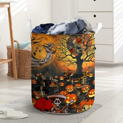 Skull Halloween Skull Darkness - Laundry Basket - Owl Ohh - Owl Ohh