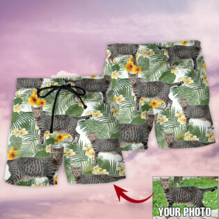 Cat Various Style Custom Photo - Beach Short - Owl Ohh - Owl Ohh