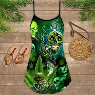 Skull So High Smoke - Summer Dress - Owl Ohh - Owl Ohh