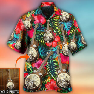Guitar Various Style Tropical Custom Photo - Hawaiian Shirt - Owl Ohh - Owl Ohh
