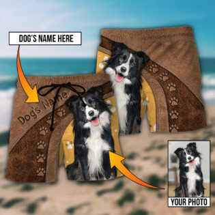 Dog My Lovely Dog Custom Photo Personalized - Beach Short - Owl Ohh - Owl Ohh