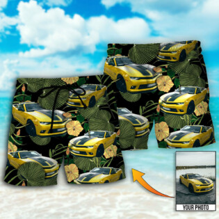 Car Cool Various Style Custom Photo - Beach Short - Owl Ohh - Owl Ohh