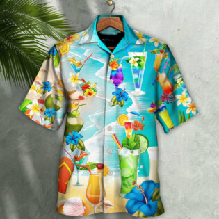 Cocktail Drink Cocktails And Say Aloha - Hawaiian Shirt - Owl Ohh - Owl Ohh