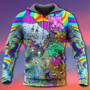 Hippie Cat Break My Mind - Hoodie - Owl Ohh - Owl Ohh