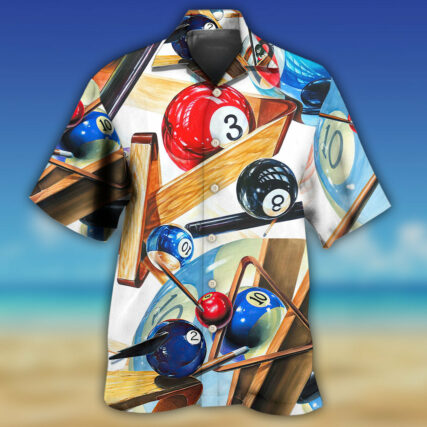 Billiard Pool Playing Games - Hawaiian Shirt - Owl Ohh - Owl Ohh