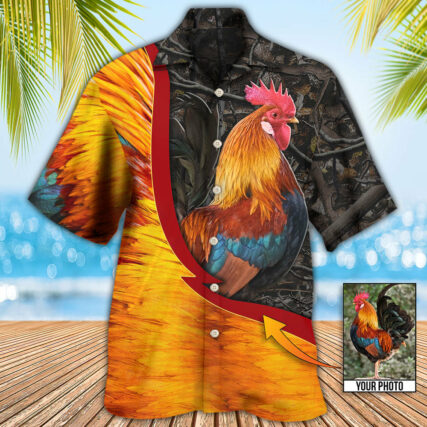 Chicken Rooster Beautiful Style Custom Photo - Hawaiian Shirt - Owl Ohh - Owl Ohh