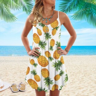 Fruit Pineapple Tropical Vibes Lover - Summer Dress - Owl Ohh - Owl Ohh