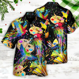 Parrot Painting Your Dream - Hawaiian Shirt - Owl Ohh - Owl Ohh