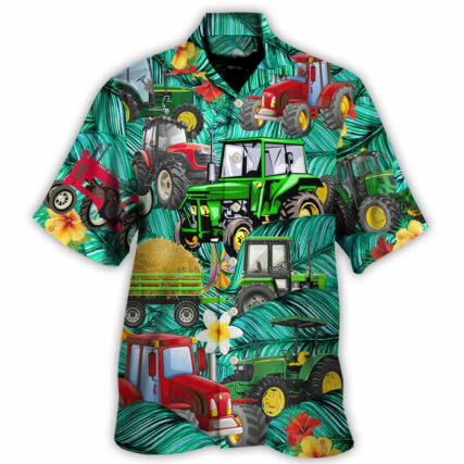 Tractor I Promise Tropical - Hawaiian Shirt - Owl Ohh - Owl Ohh