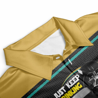 SW Darth Vader Just Keep Drinking And Answer My Question Who’s Your Daddy - Polo Shirt