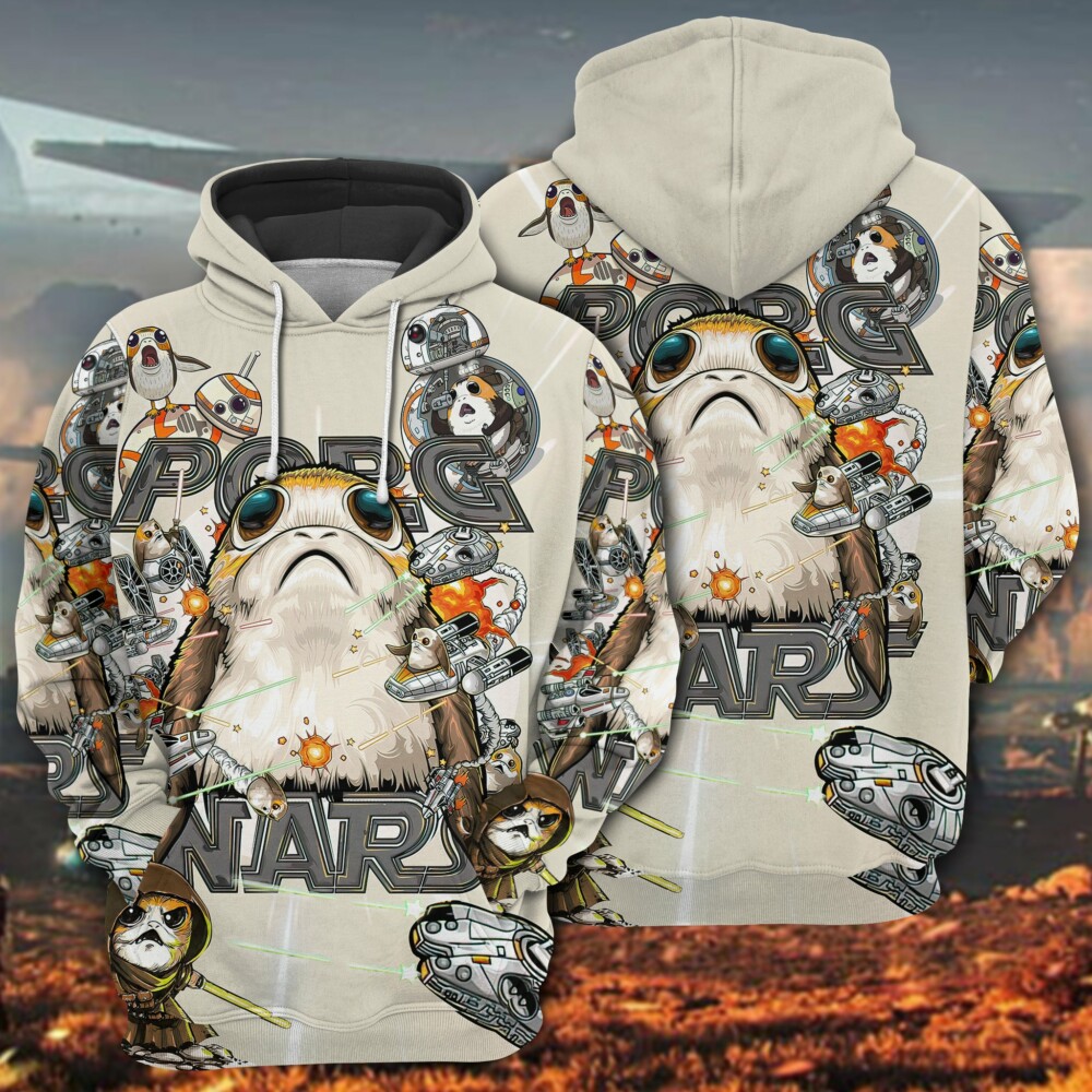 Star Wars Porg So Cute Porg Wars - Hoodie