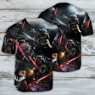 Star Wars Cat Darth Vader - Baseball Jersey