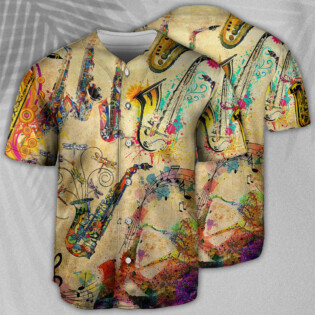 Saxophone Is My Beautiful Life - Baseball Jersey - Owl Ohh