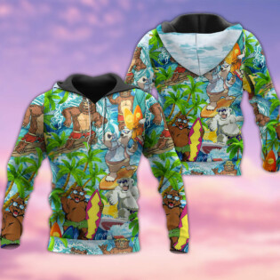 Bear Love Beach Love Animals - Hoodie - Owl Ohh - Owl Ohh