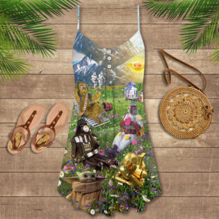 Starwars Daydreaming Happy Hour - V-neck Sleeveless Cami Dress