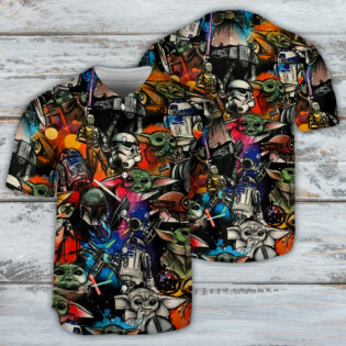 Starwars Highly Illogical Pattern - Baseball Jersey