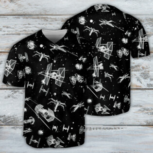 STAR WARS SPACECRAFT PATTERN - Baseball Jersey