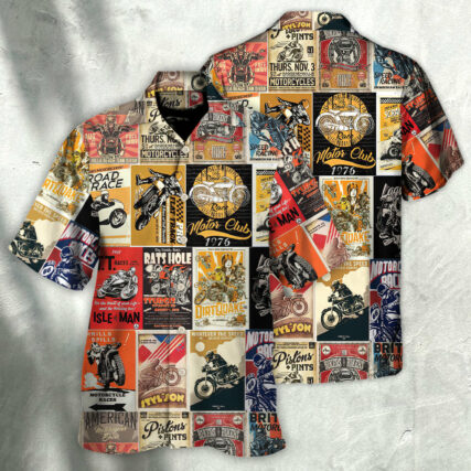 Motorcycle A Bike On The Road Is Worth Two In The Shed - Hawaiian Shirt - Owl Ohh for men and women, kids - Owl Ohh