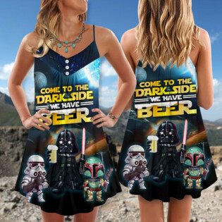 SW Stormtrooper Darth Vader Boba Fett - V-neck Sleeveless Cami Dress