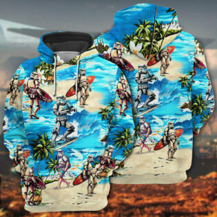 Stormtrooper Starwars Surfing - Hoodie