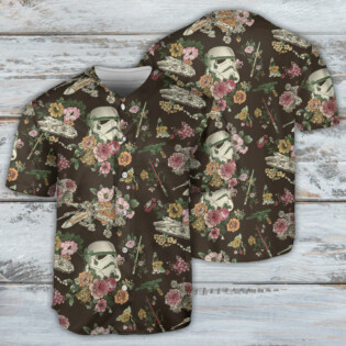 SW Stormtrooper Flower Vintage - Baseball Jersey