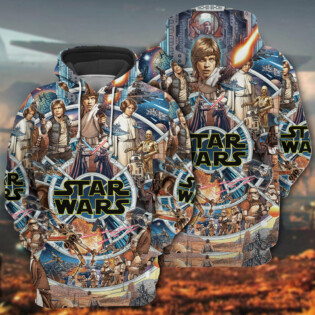 Starwars Fighting In Galaxy - Hoodie