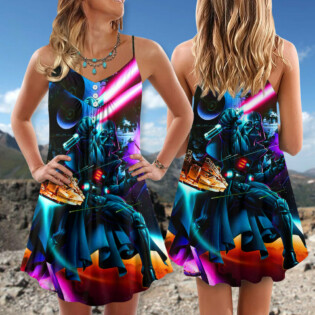 SW Darth Vader Cool So - V-neck Sleeveless Cami Dress