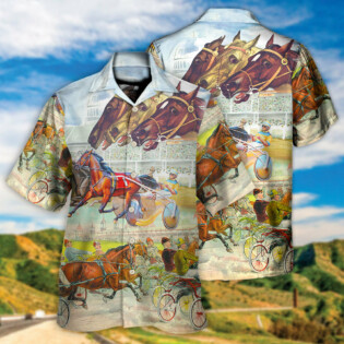 Harness Racing Horse Racing Horse Lover So Cool - Hawaiian Shirt - Owl Ohh for men and women, kids - Owl Ohh