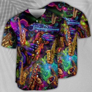Saxophone Music Im Saxy And I Know It Saxophonist - Baseball Jersey - Owl Ohh