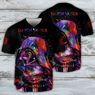 SW Darth Vader Full Color - Baseball Jersey