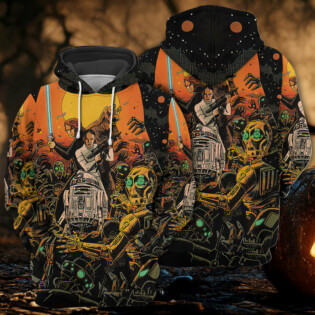 Starwars Halloween Return To Mustafar In Ghosts Of Vader’s Castle 3 - Hoodie