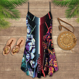 Star Wars May The Force Be With You - V-neck Sleeveless Cami Dress