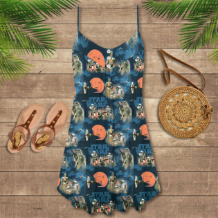 Starwars Never Underestimate A Droid - V-neck Sleeveless Cami Dress