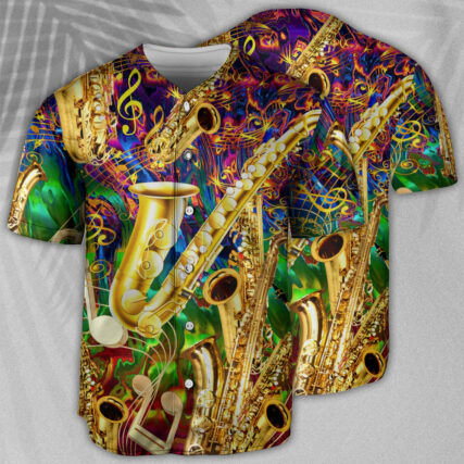 Saxophone Music I Know It - Baseball Jersey - Owl Ohh