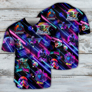 Star Wars Neon All Star Style - Baseball Jersey