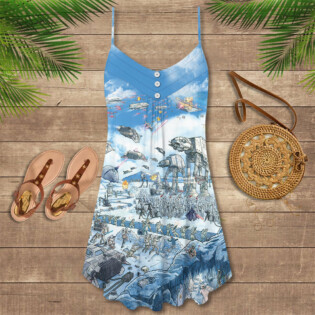 Star Wars Train Yourself To Let Go Of Everything You Fear To Lose - V-neck Sleeveless Cami Dress