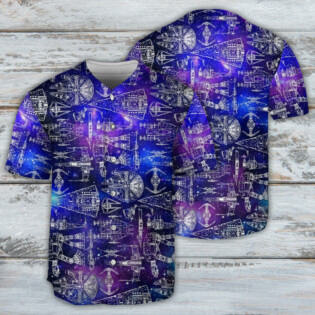 SPACE SHIPS STAR WARS GALAXY - Baseball Jersey