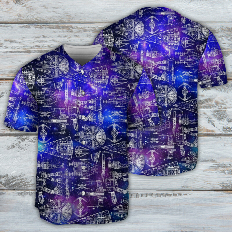 SPACE SHIPS STAR WARS GALAXY - Baseball Jersey