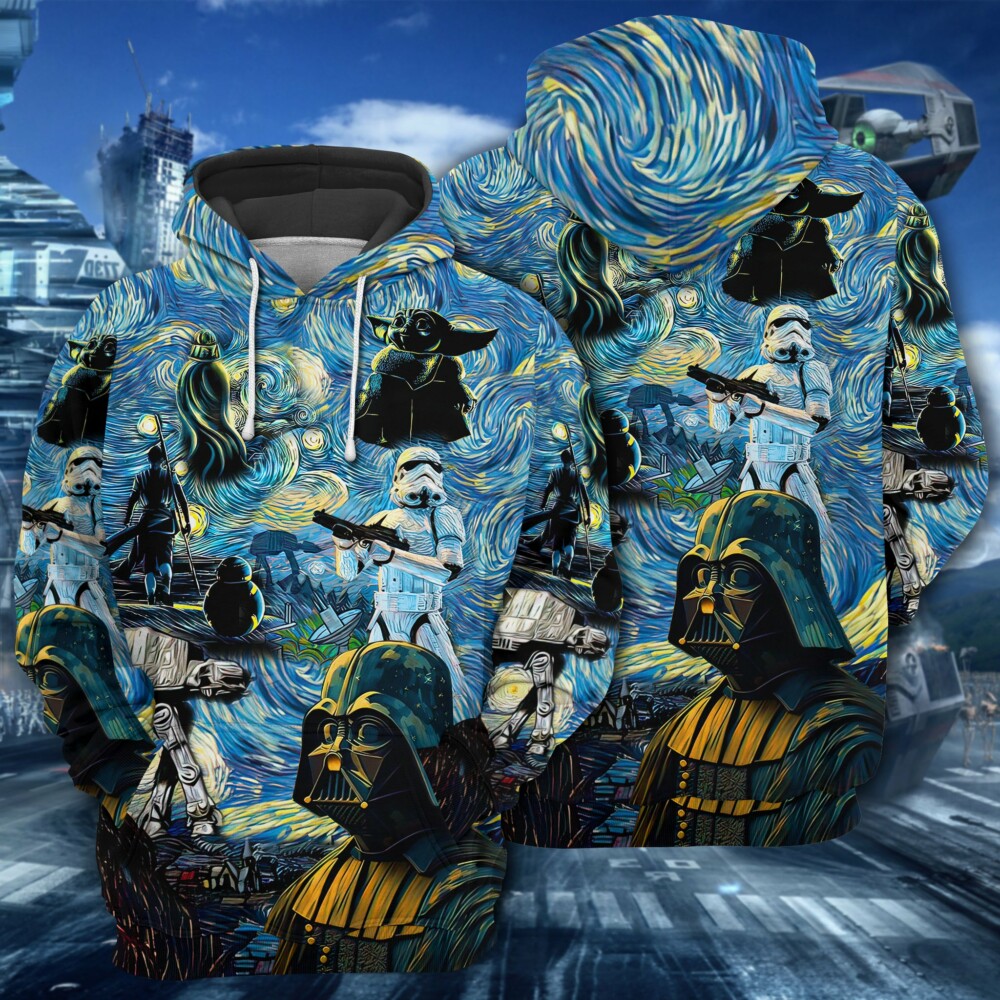 Starwars Starry Night Hope and Mysteries - Hoodie