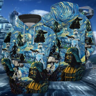 Starwars Starry Night Hope and Mysteries - Hoodie