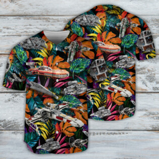 Star Wars Lego Ship Tropical - Baseball Jersey
