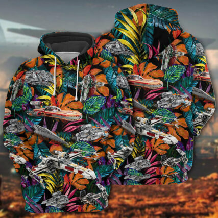 Star Wars Lego Ship Tropical - Hoodie