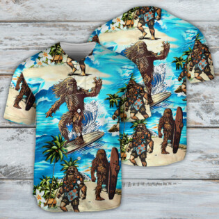 Star Wars Chewbacca Surfing - Baseball Jersey