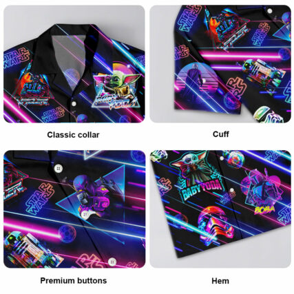 Star Wars Neon All Star Style - Hawaiian Shirt